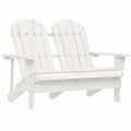 Sedia a Dondolo Adirondack in Legno di Abete per Esterni, Robusta e Resistente alle Intemperie