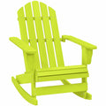 Sedia a Dondolo Adirondack in Legno di Abete, Resistente, Portata 110 kg